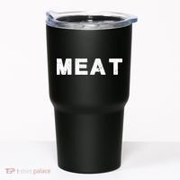 MEAT Tasty BBQ Food Funny Tumbler thumb 0