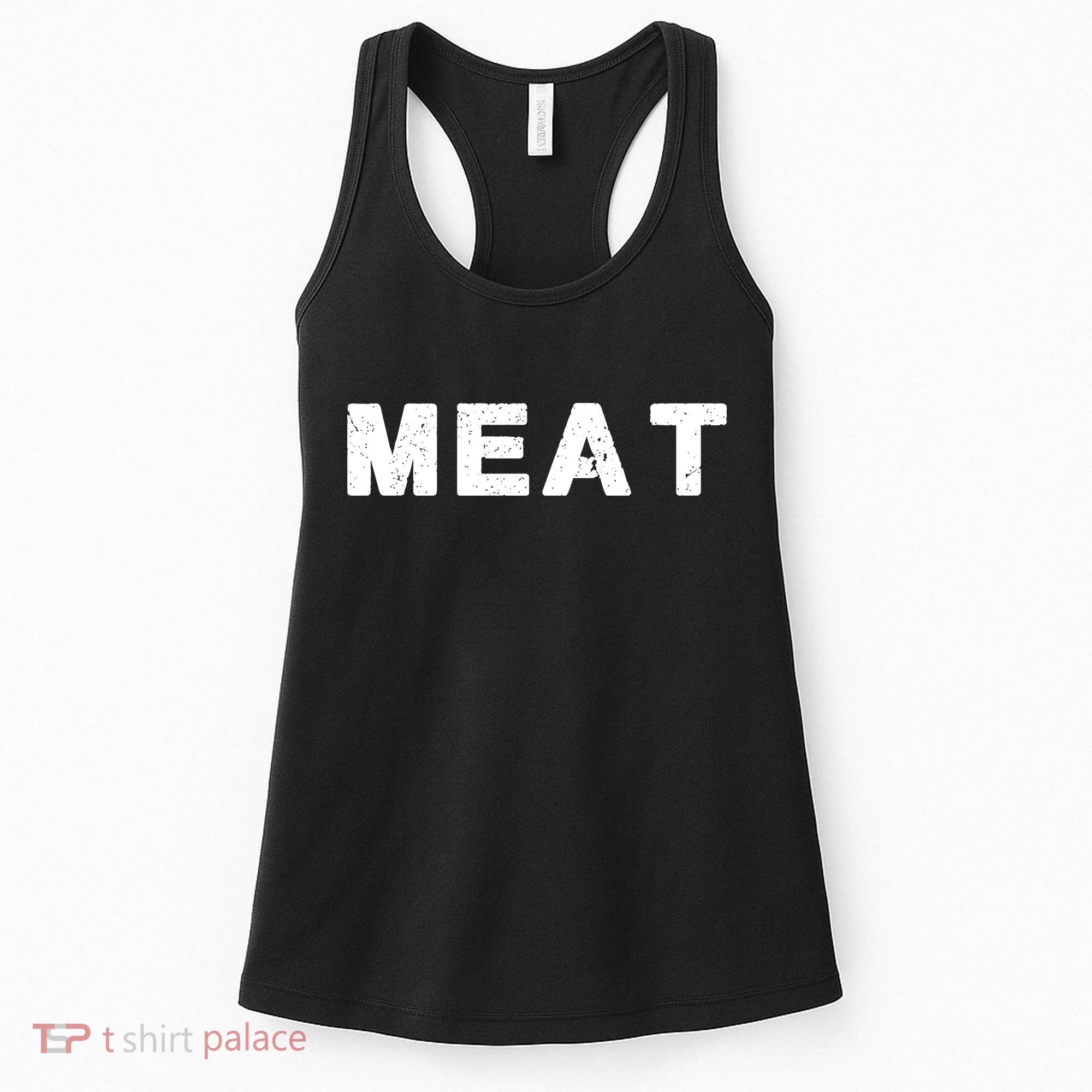 MEAT Tasty BBQ Food Funny Women's Tank Top