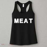 MEAT Tasty BBQ Food Funny Women's Tank Top thumb 3