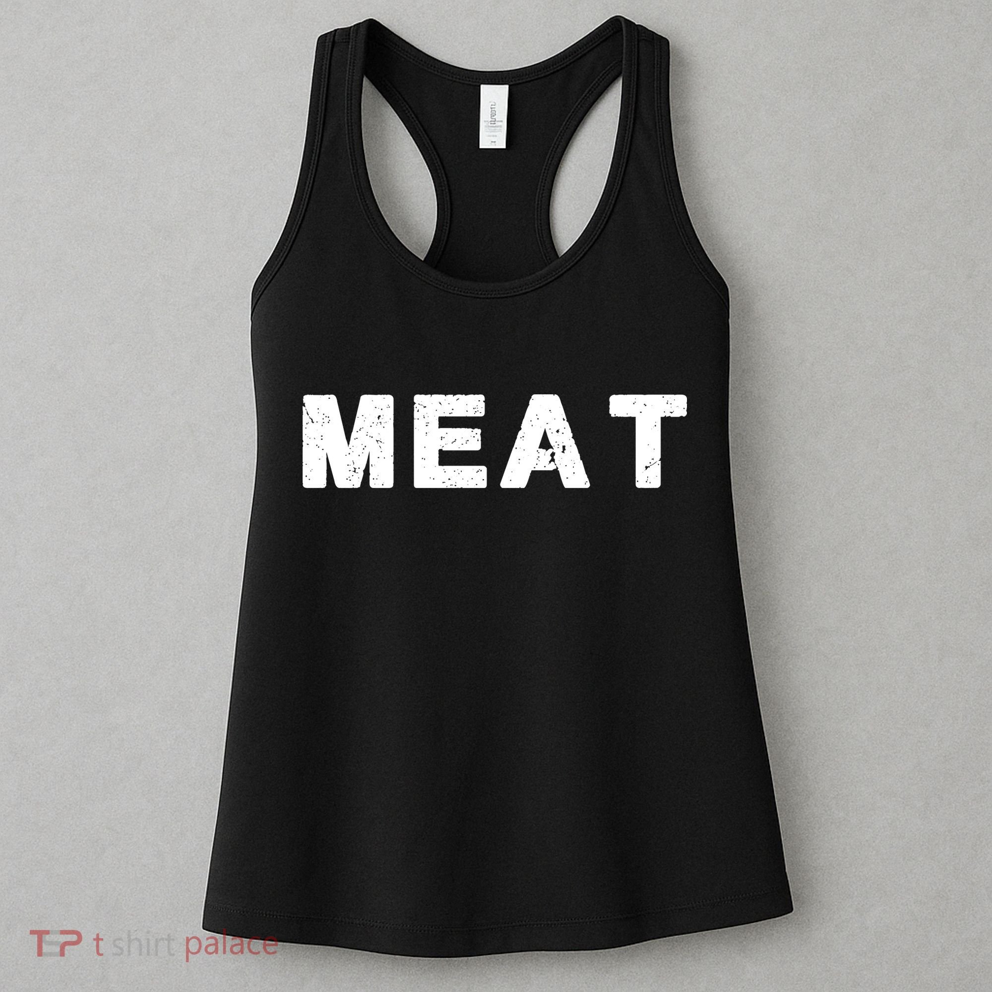 MEAT Tasty BBQ Food Funny Women's Tank Top