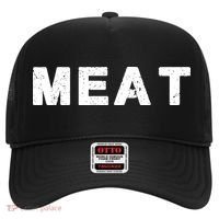 MEAT Tasty BBQ Food Funny Hat thumb 0