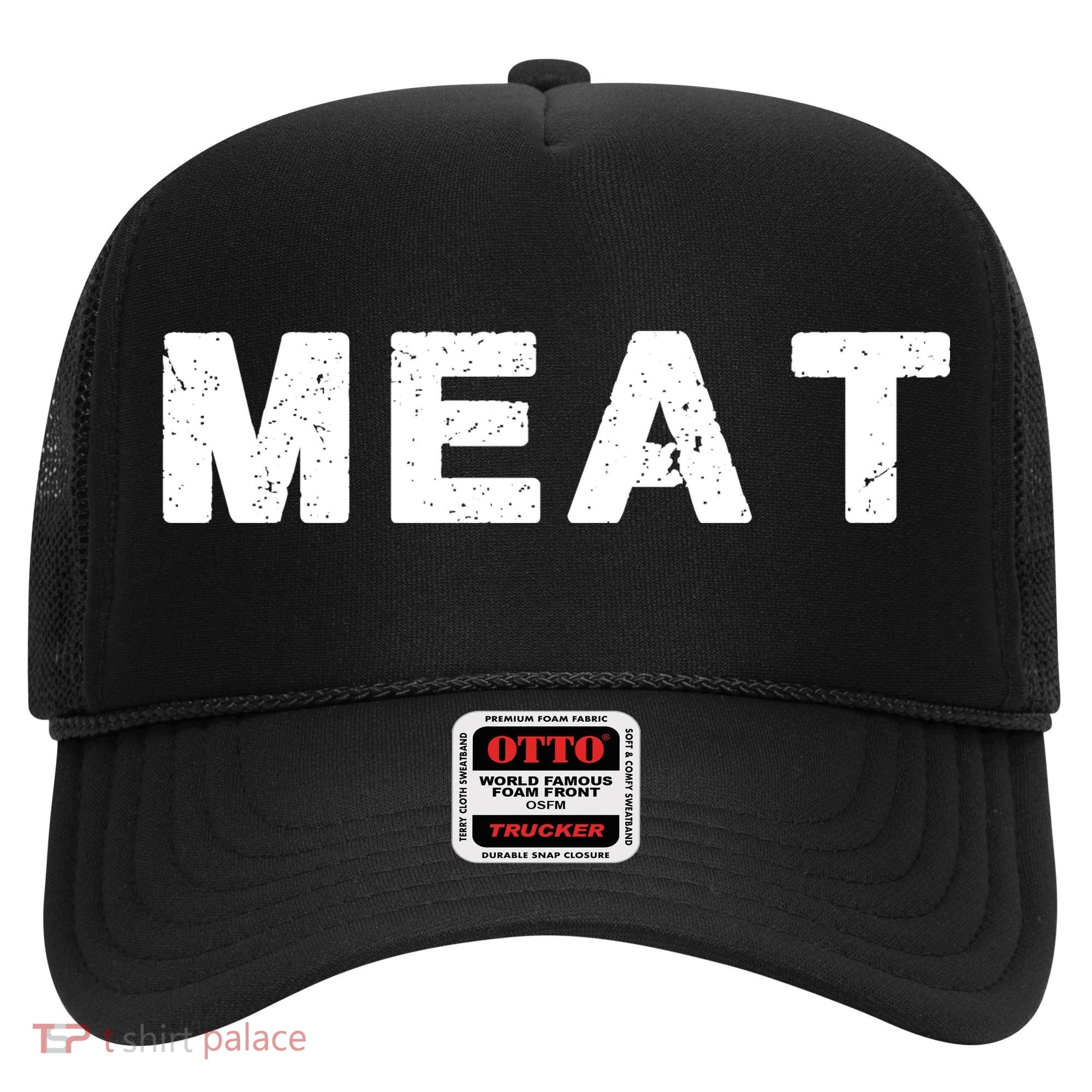 MEAT Tasty BBQ Food Funny Hat