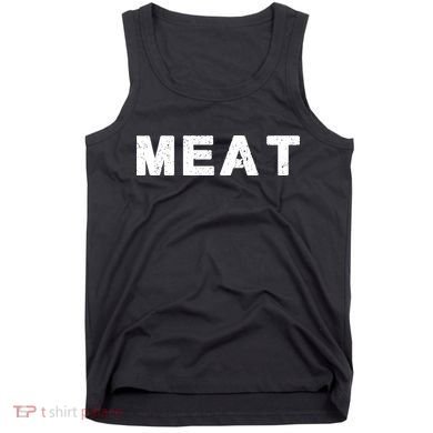 MEAT Tasty BBQ Food Funny Tank Top