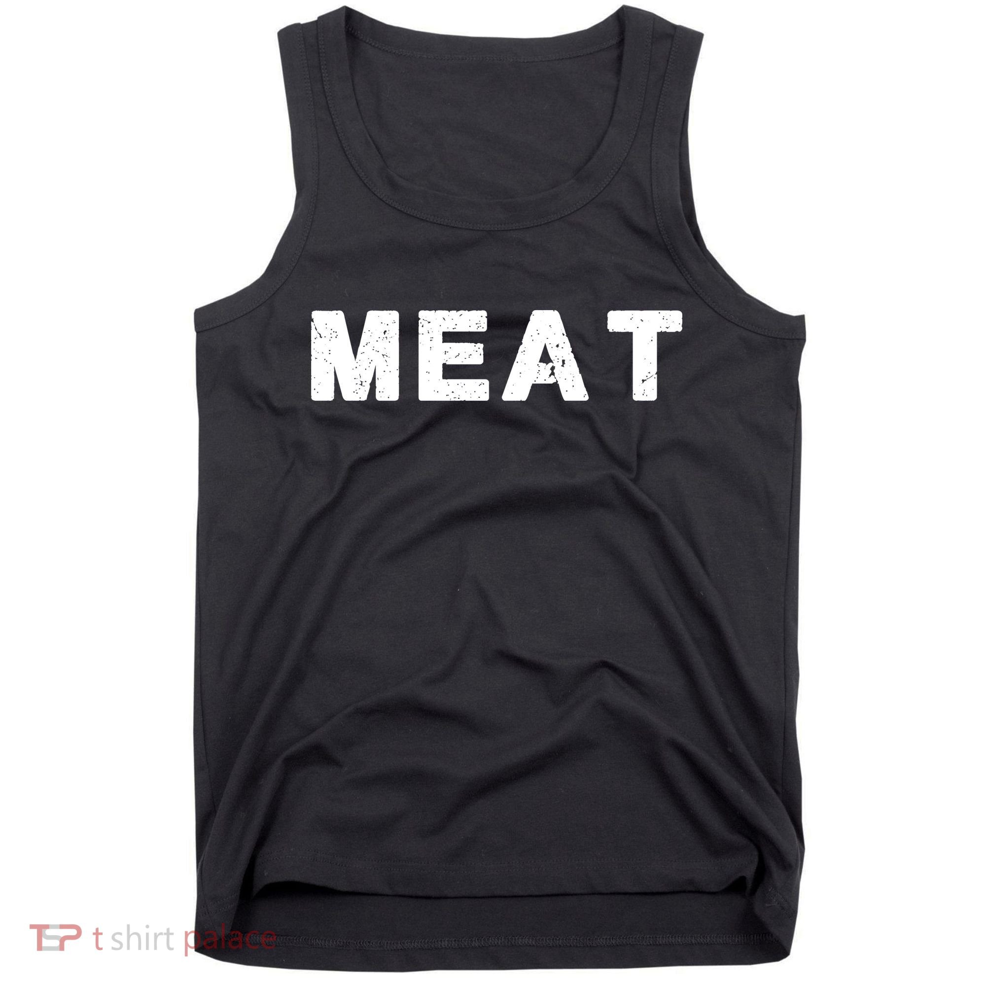 MEAT Tasty BBQ Food Funny Tank Top