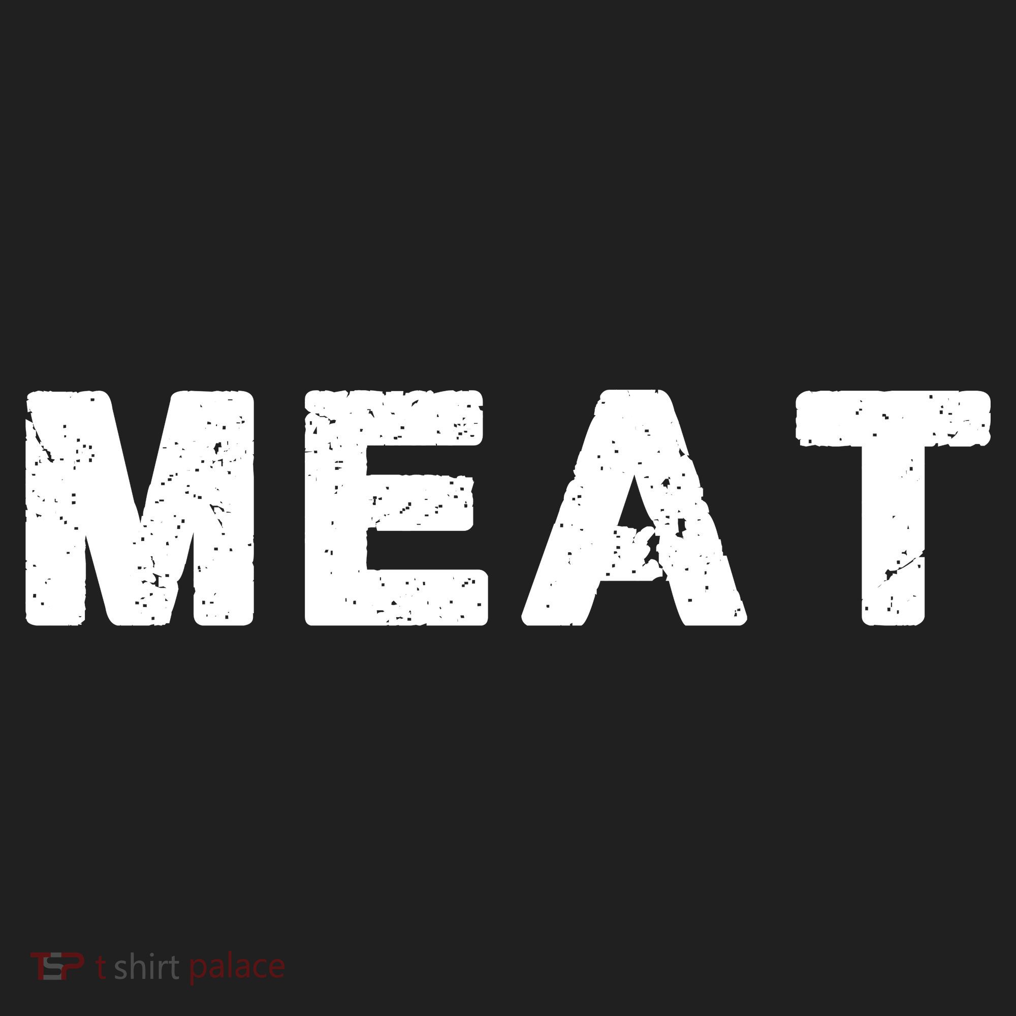 MEAT Tasty BBQ Food Funny Golf Towel
