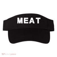 MEAT Tasty BBQ Food Funny Visor thumb 0