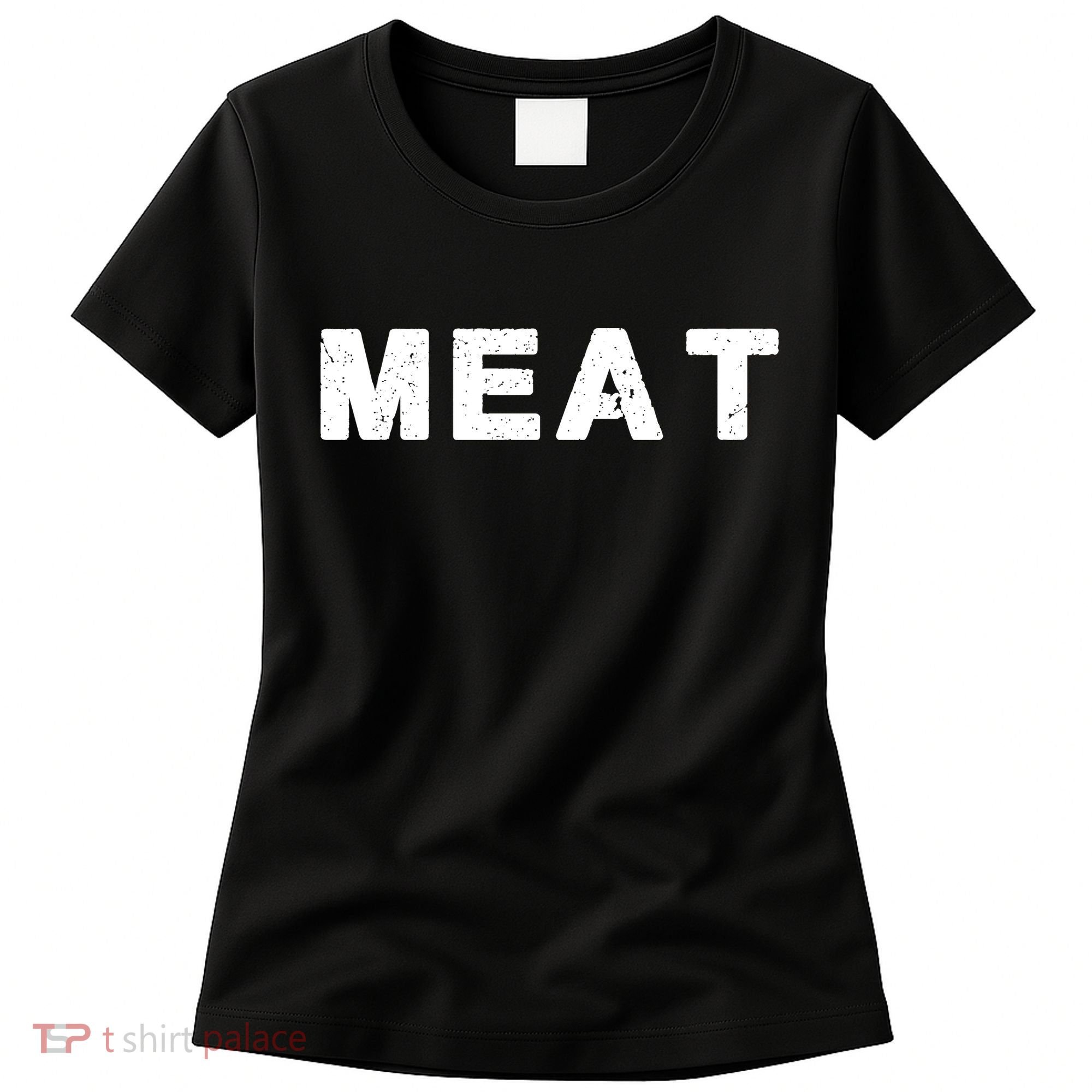 MEAT Tasty BBQ Food Funny Women's T-Shirt