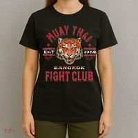 Muay Thai Bangkok Gym Retro Vintage T-Shirt thumb 4