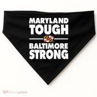 Maryland Tough Baltimore Strong USA-Made Doggie Bandana thumb 0