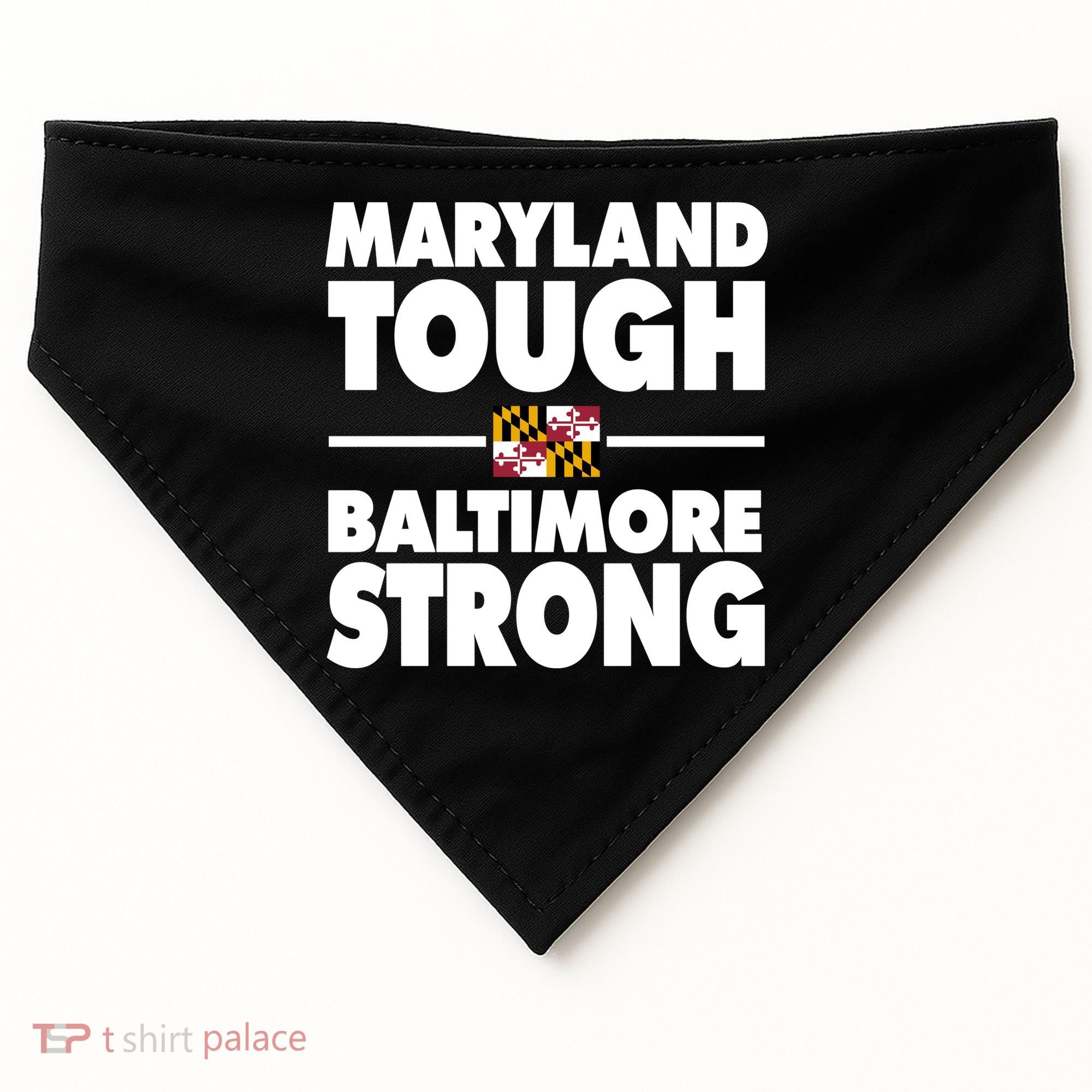 Maryland Tough Baltimore Strong USA-Made Doggie Bandana