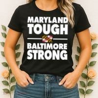 Maryland Tough Baltimore Strong Women's T-Shirt thumb 2