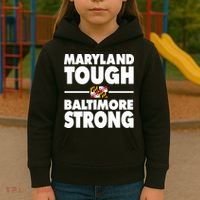 Maryland Tough Baltimore Strong Kids Hoodie thumb 3