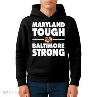 Maryland Tough Baltimore Strong Kids Hoodie thumb 4