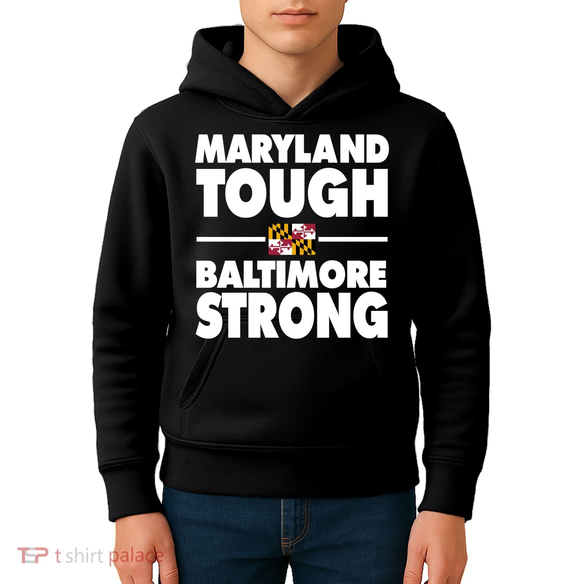 Maryland Tough Baltimore Strong Kids Hoodie