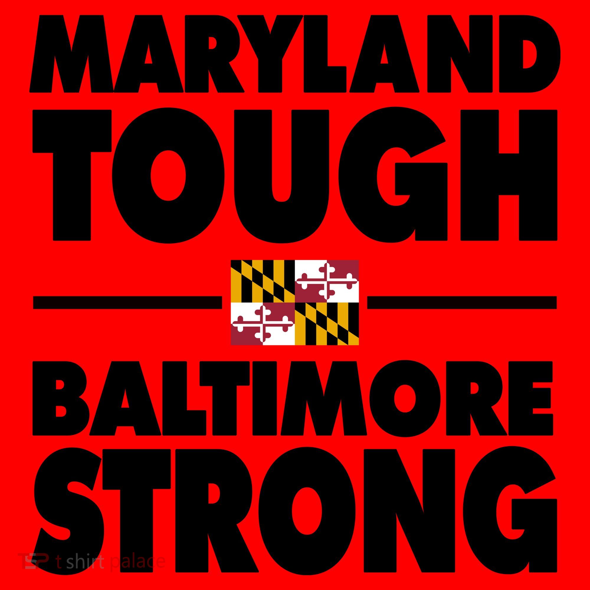 Maryland Tough Baltimore Strong Santa Hat