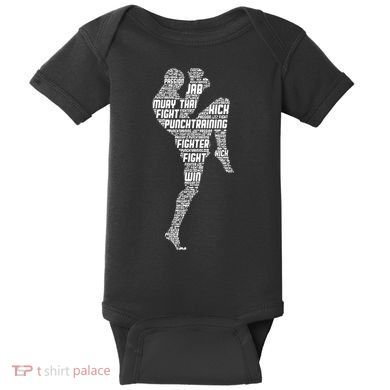 Muay Thai Boxing Baby Bodysuit