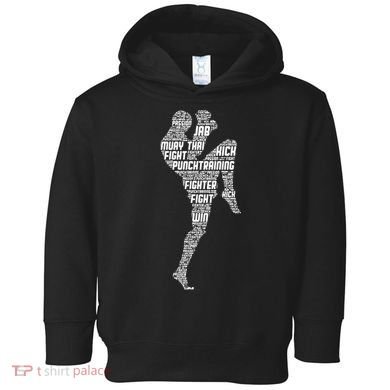 Muay Thai Boxing Toddler Hoodie