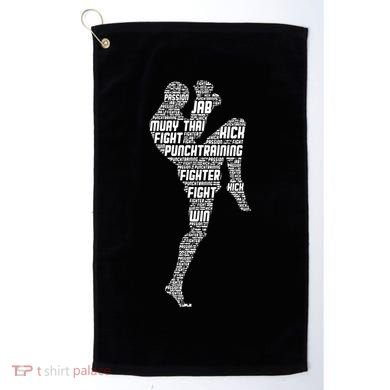 Muay Thai Boxing Golf Towel
