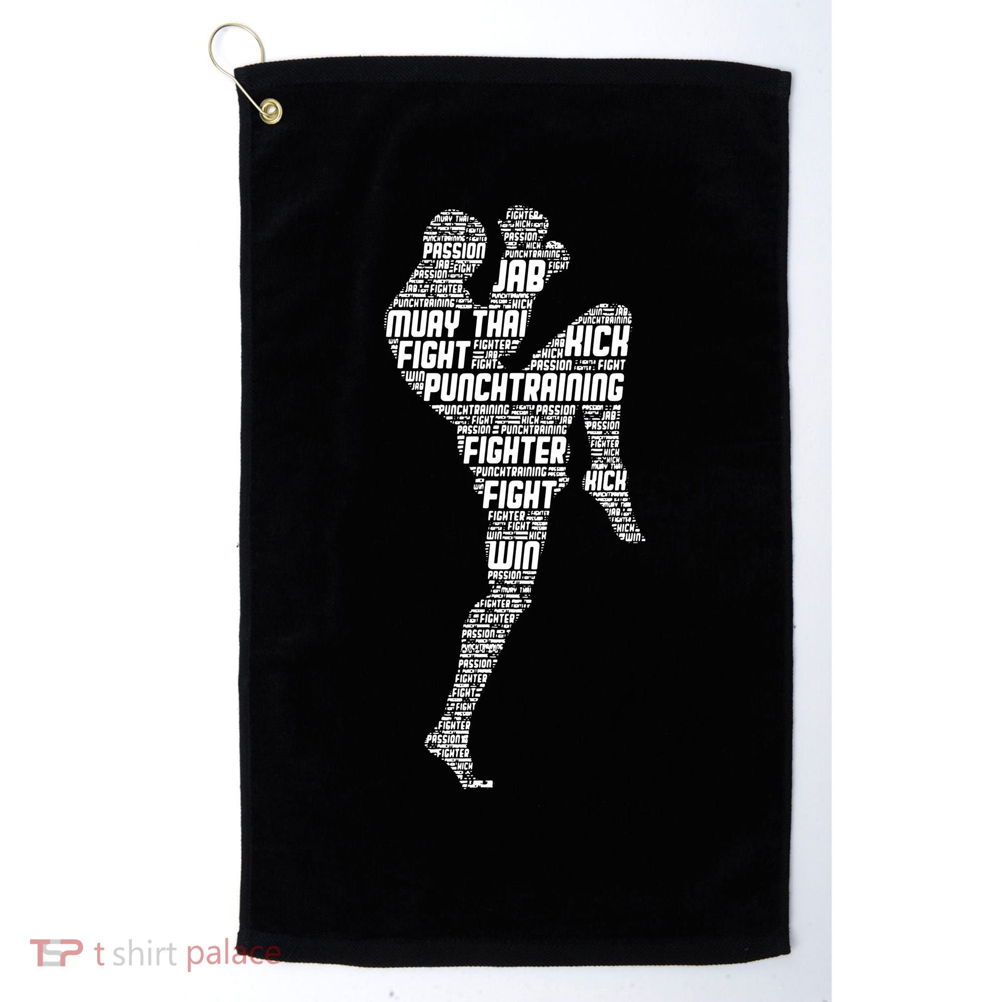 Muay Thai Boxing Golf Towel