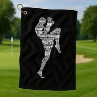 Muay Thai Boxing Golf Towel thumb 1