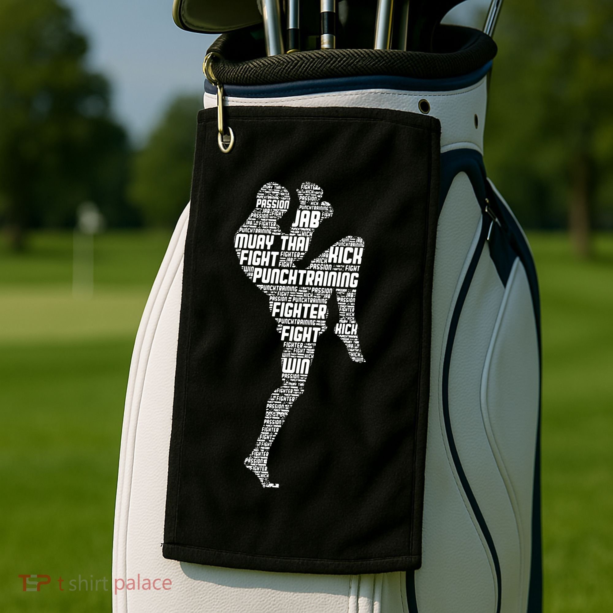 Muay Thai Boxing Golf Towel