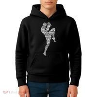 Muay Thai Boxing Kids Hoodie thumb 4