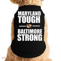 Maryland Tough Baltimore Strong Doggie Tank thumb 0