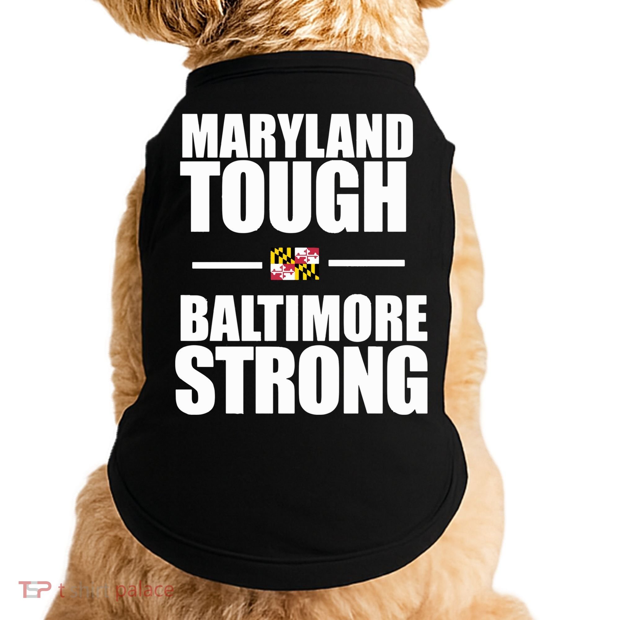 Maryland Tough Baltimore Strong Doggie Tank