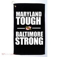 Maryland Tough Baltimore Strong Golf Towel thumb 0