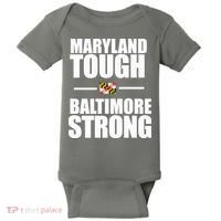 Maryland Tough Baltimore Strong Baby Bodysuit thumb 0