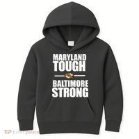 Maryland Tough Baltimore Strong Kids Hoodie thumb 0