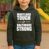 Maryland Tough Baltimore Strong Kids Hoodie thumb 3
