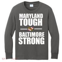Maryland Tough Baltimore Strong Kids Long Sleeve Shirt thumb 0