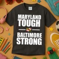 Maryland Tough Baltimore Strong Kids T-Shirt thumb 3
