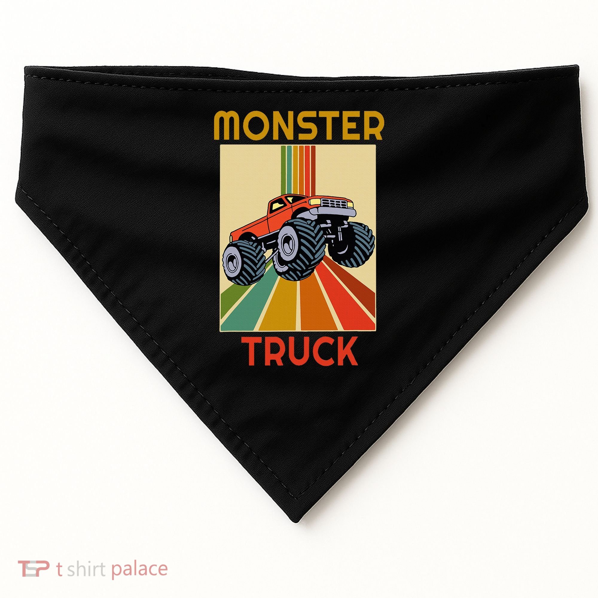 Monster Truck Big Style Truck USA-Made Doggie Bandana