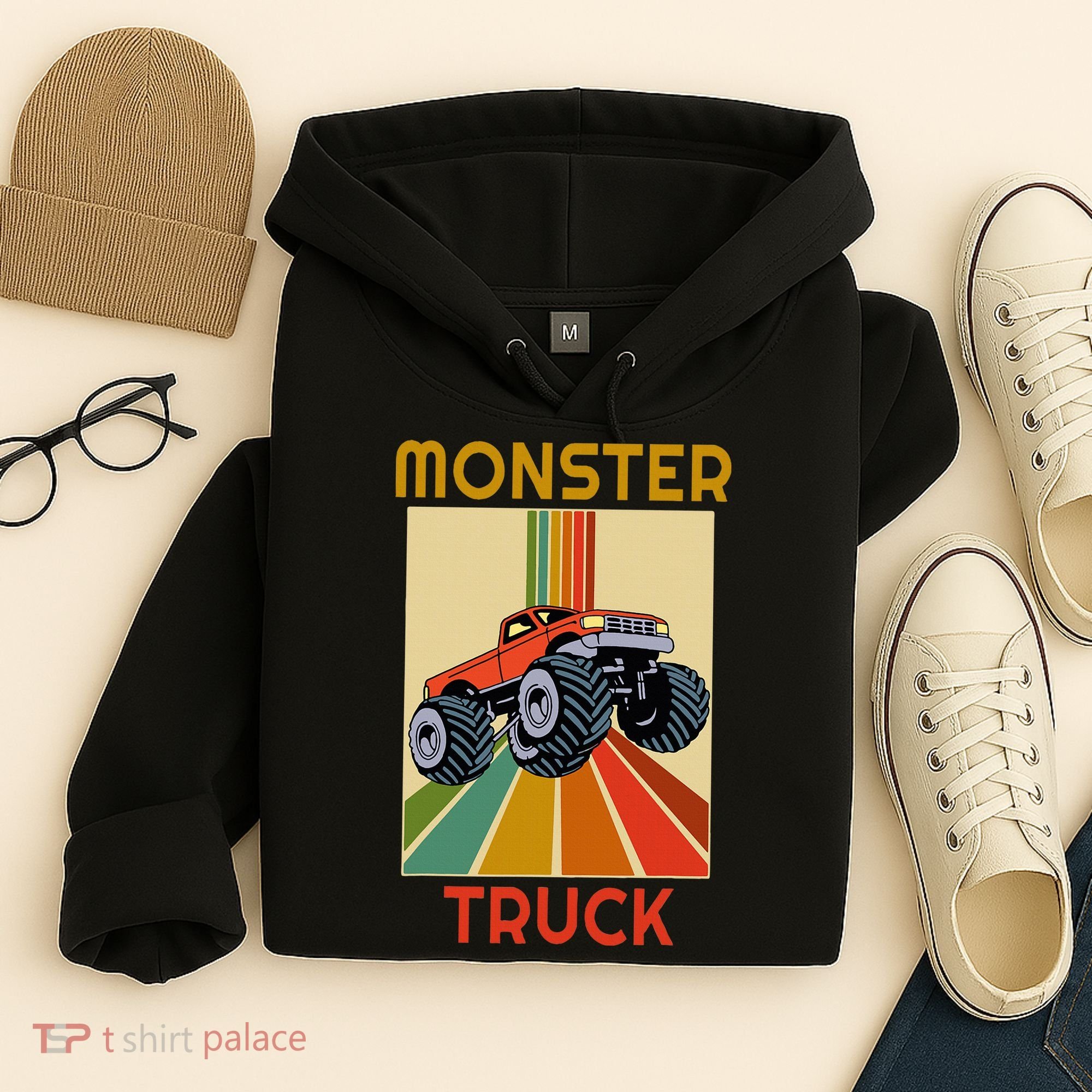 Monster Truck Big Style Truck Hoodie