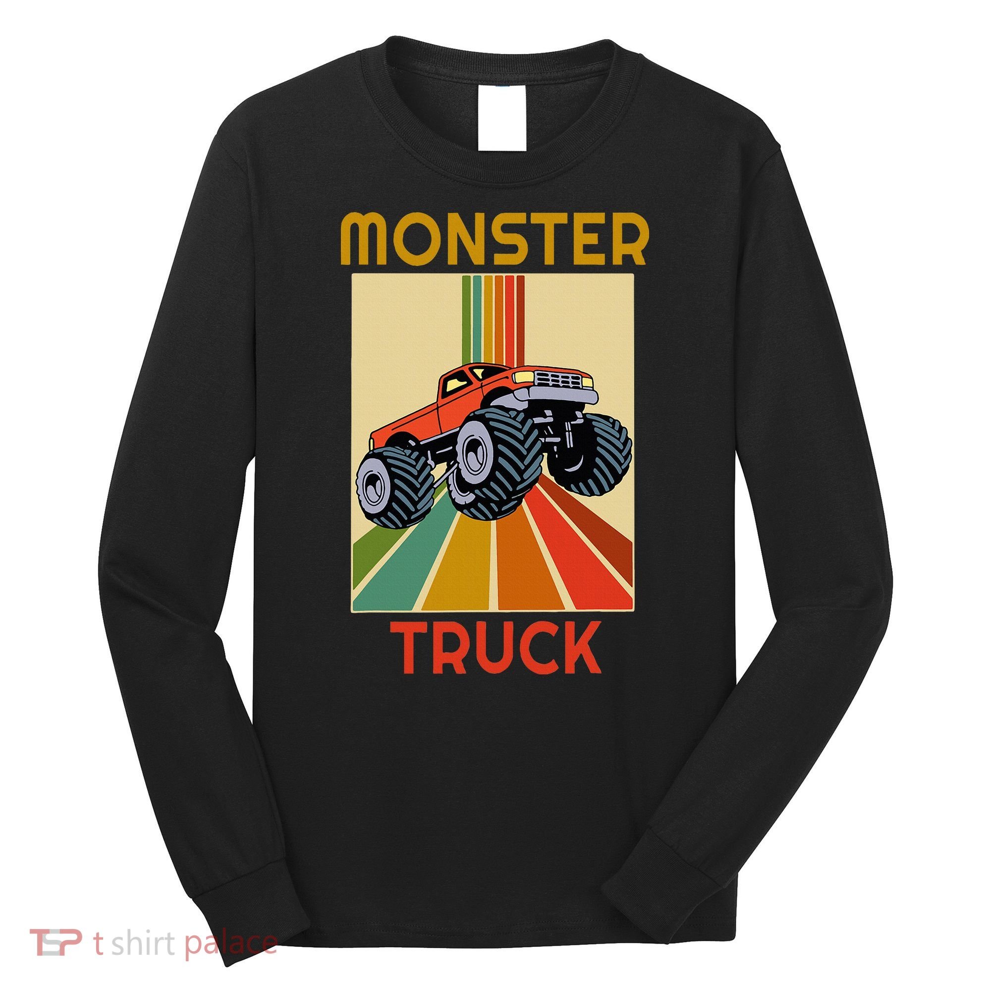 Monster Truck Big Style Truck Long Sleeve Shirt