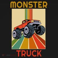 Monster Truck Big Style Truck Women's Hoodie thumb 2