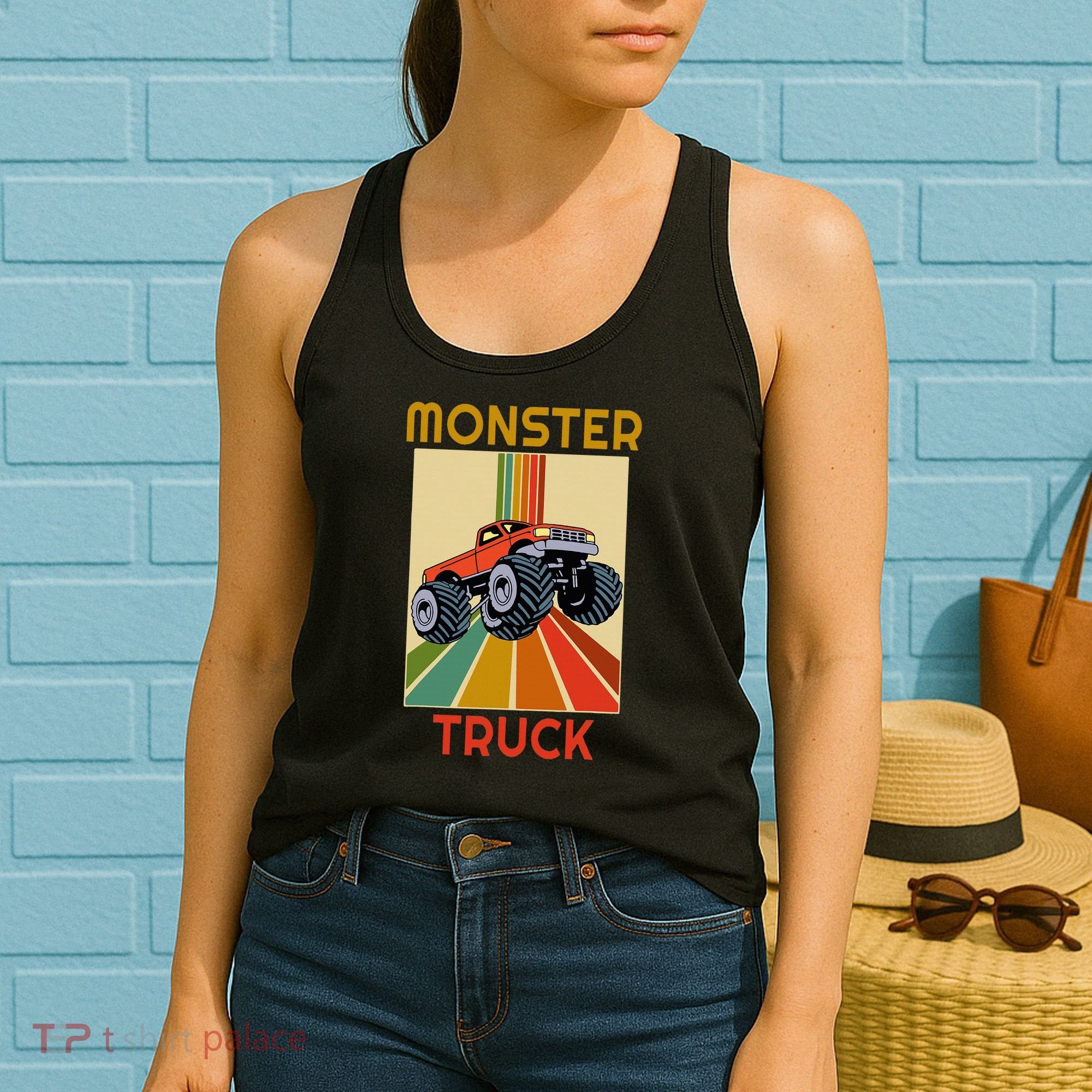 Monster Truck Big Style Truck Women's Tank Top