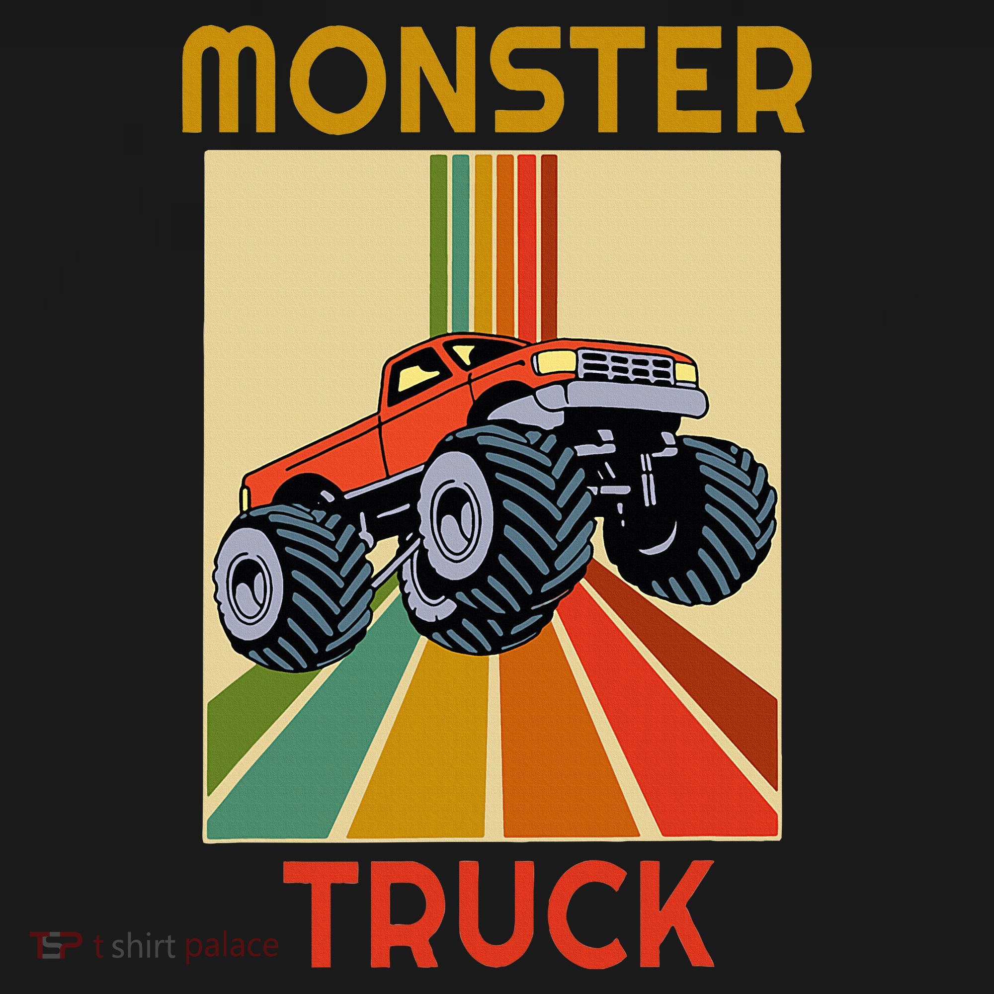 Monster Truck Big Style Truck Women's Tank Top
