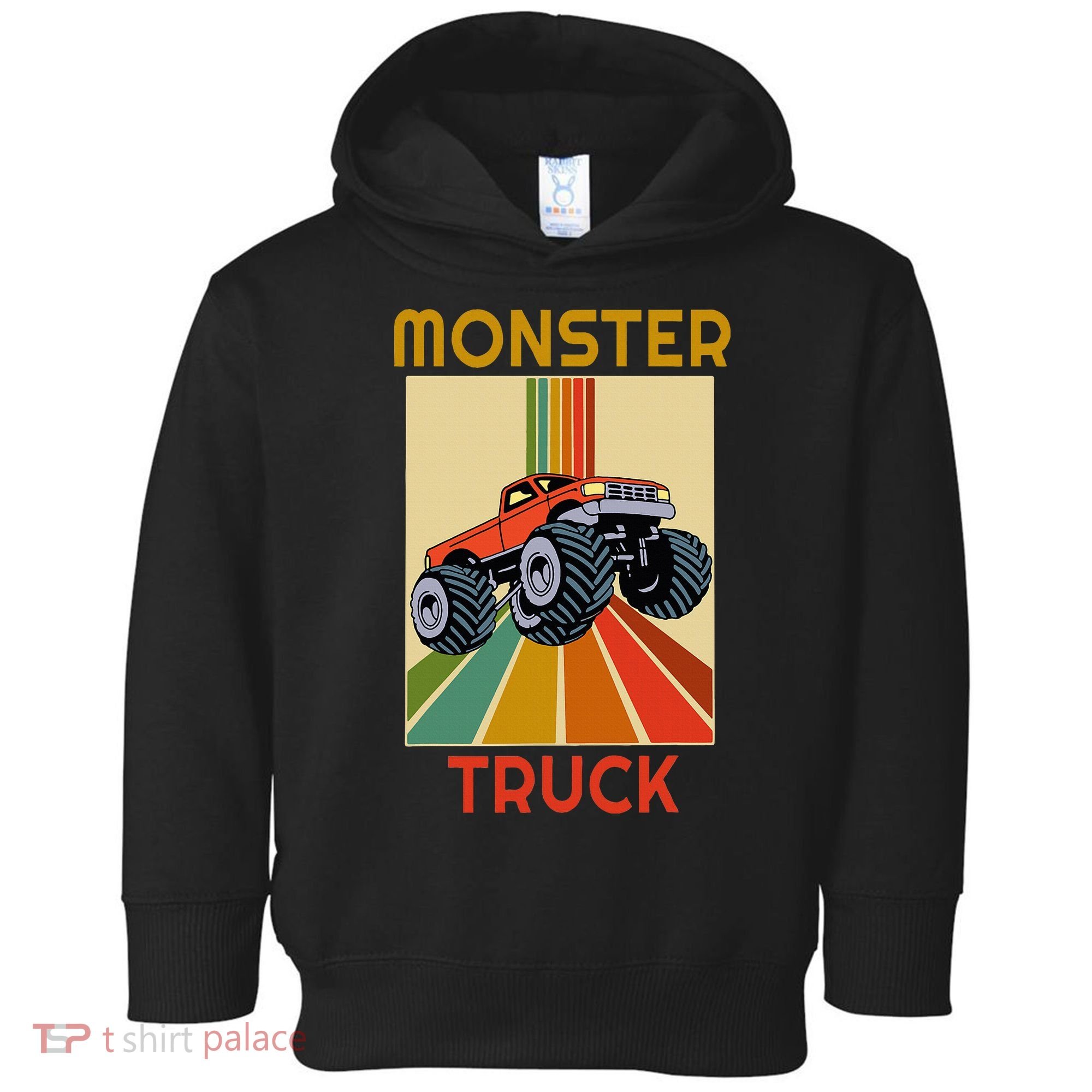 Monster Truck Big Style Truck Toddler Hoodie