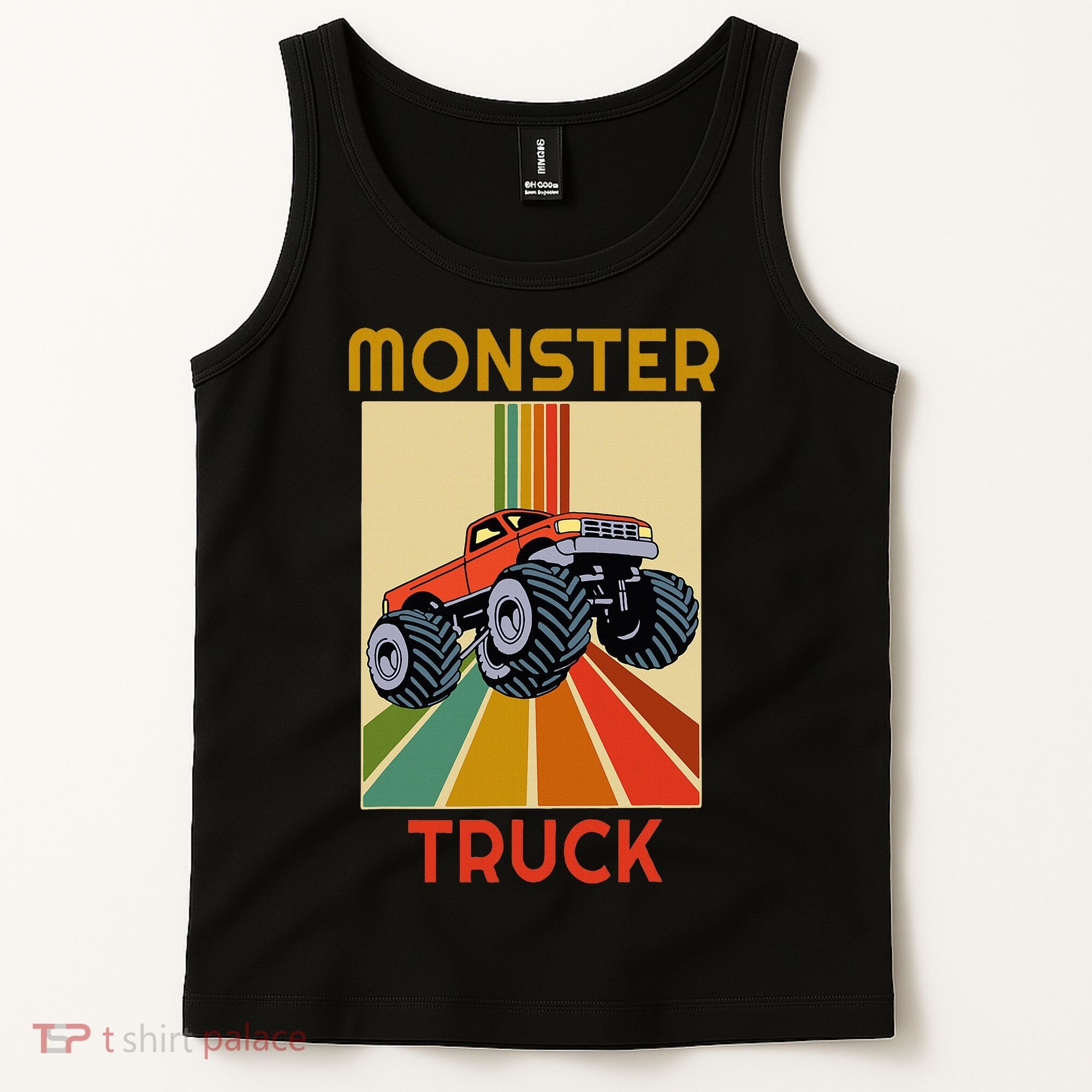 Monster Truck Big Style Truck Tank Top