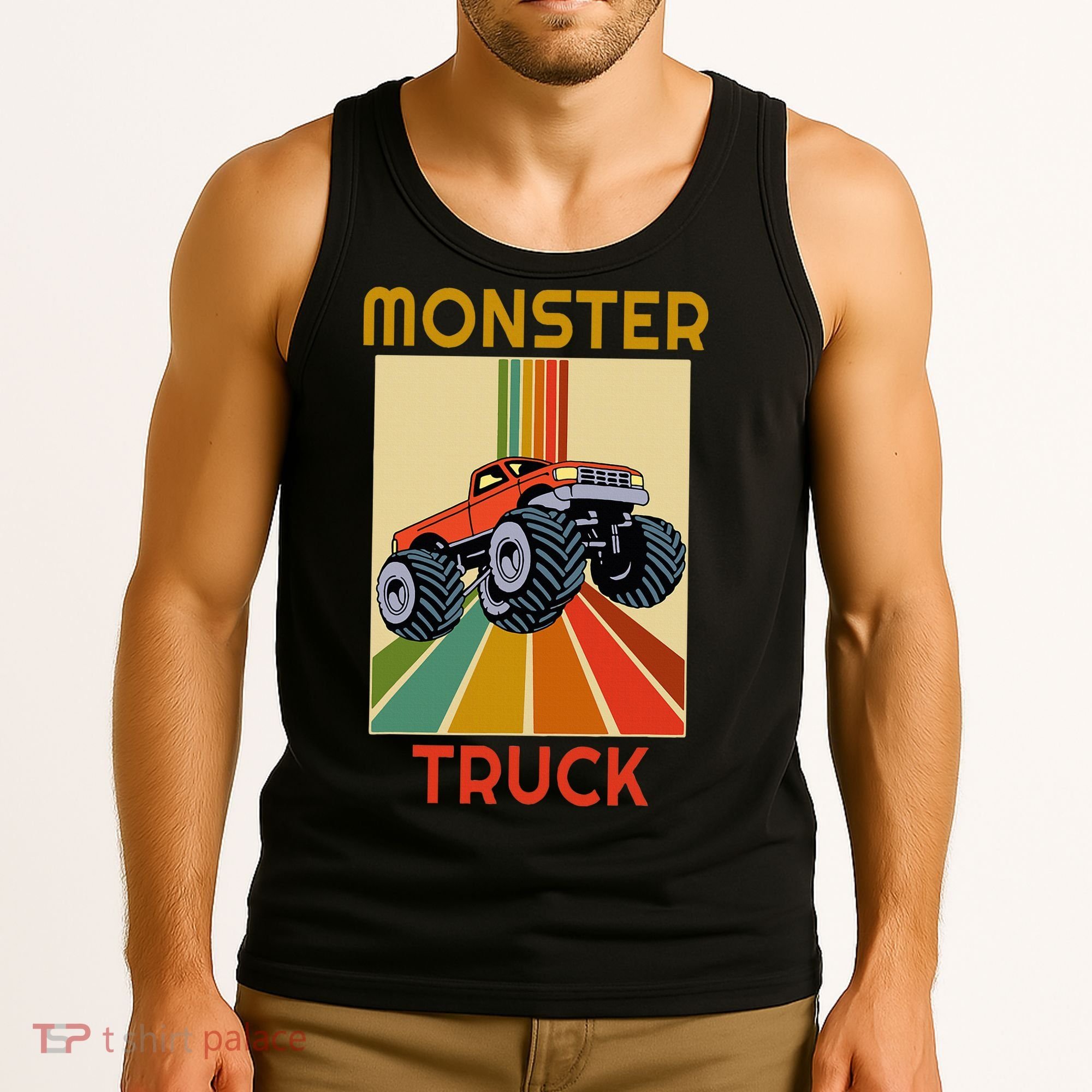 Monster Truck Big Style Truck Tank Top