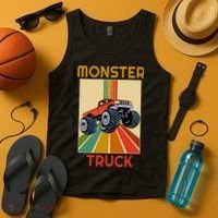Monster Truck Big Style Truck Tank Top thumb 4