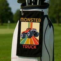 Monster Truck Big Style Truck Golf Towel thumb 2