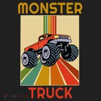Monster Truck Big Style Truck Golf Towel thumb 3