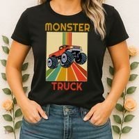 Monster Truck Big Style Truck Women's T-Shirt thumb 2
