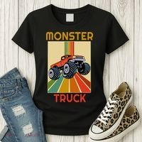 Monster Truck Big Style Truck Women's T-Shirt thumb 3