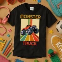 Monster Truck Big Style Truck Kids T-Shirt thumb 3