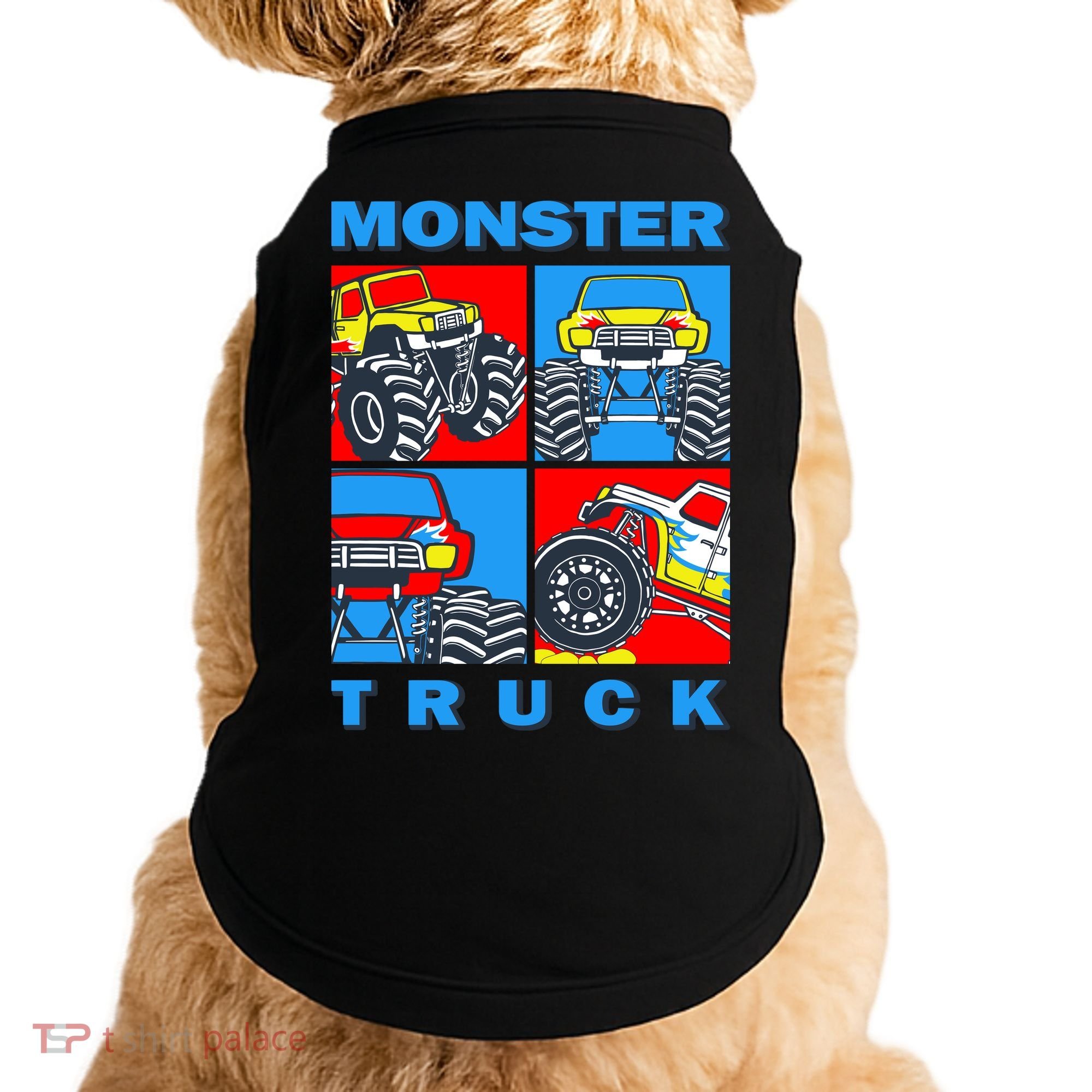 Monster Truck Block Doggie Tank